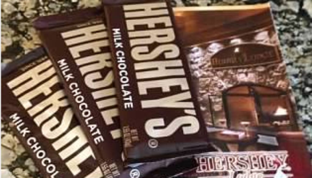hershey park hotel complimentary candy bars hershey, pa