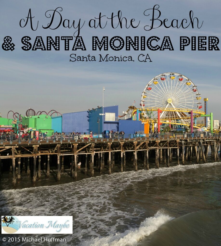 At the Santa Monica Pier a few things collide to give it a special atmosphere including the ocean, the beach, and a mini theme park.