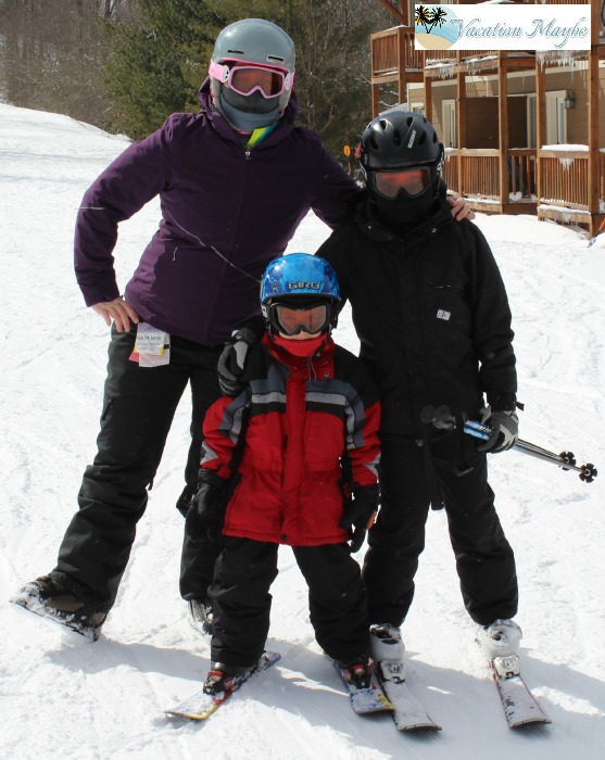 me and my boys skiing at timberline ski resort