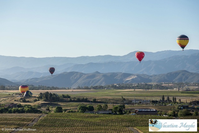 Hot air balloon rides in Temecula