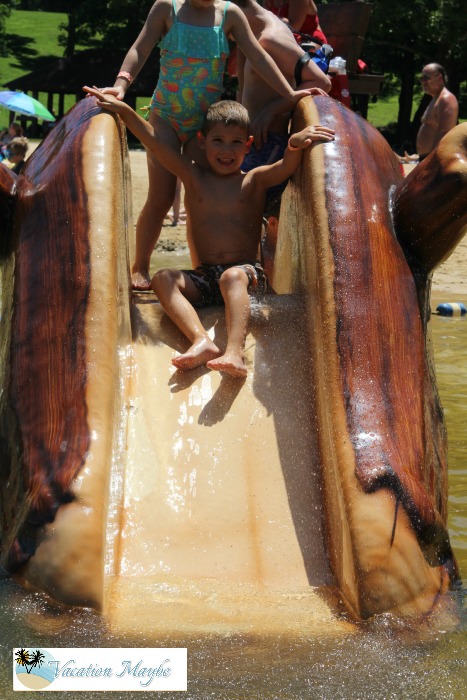 Fairy Stone State park Water Slide