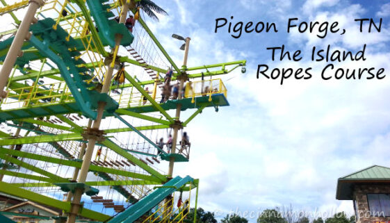The Island Ropes Course Pigeon Forge Tennessee