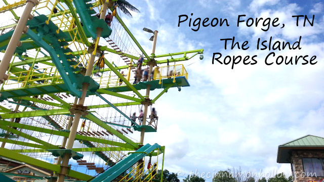 The Island Ropes Course Pigeon Forge Tennessee