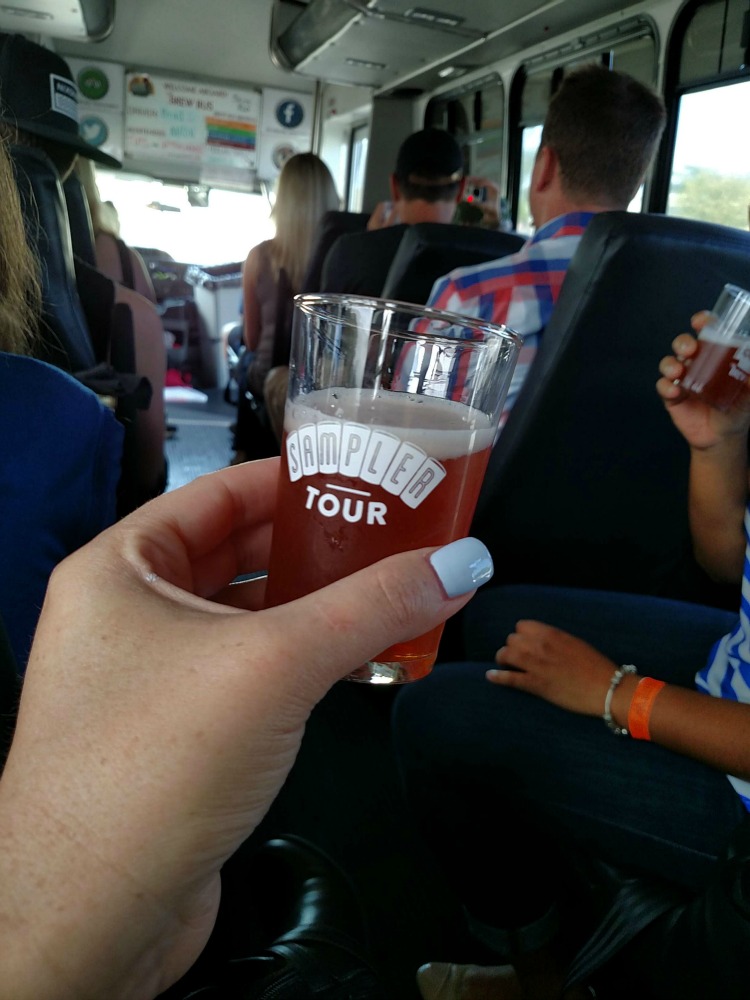 Brew Bus South Florida Blueberry wheat beer