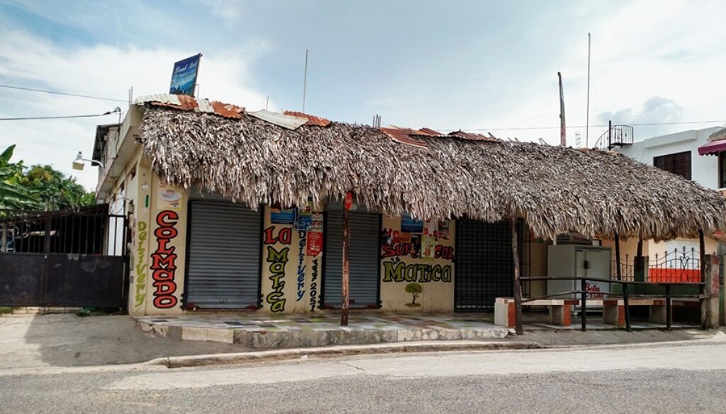 Corner store in an impoversihed neighborhood in the Dominican Republic