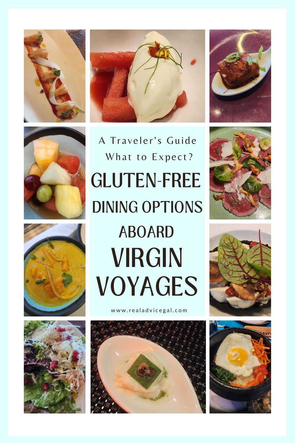 Gluten Free dining options - Virgin Voyages experience